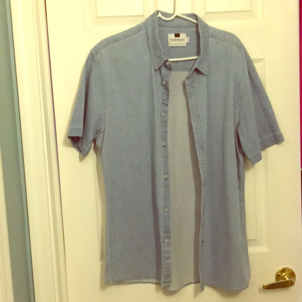 Topman short sleeve men’s button down - Picture 1 of 4